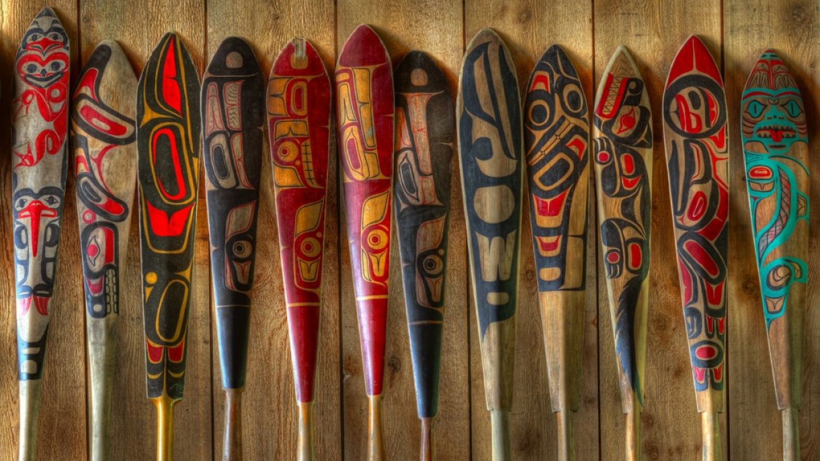 Hand Carved Canoe paddles